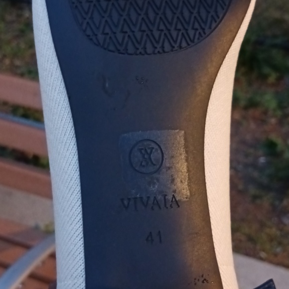 NEW Vivaia Julie Pro Women's Knit Block Heel Almond Toe Shoes Size 9.5 - Picture 7 of 8